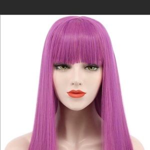 Purple 22 in wig